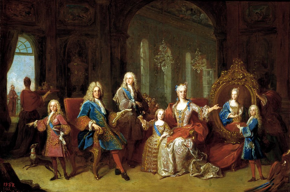 La familia de Felipe V