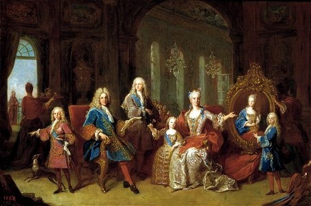 La familia de Felipe V