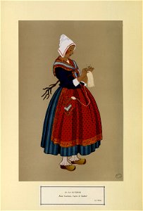 La Guyenne - Jeune Landaise, d'après de Gallard - XIXe siècle (n° 115) - Fonds Ancely - B315556101 A GARDILANNE 023