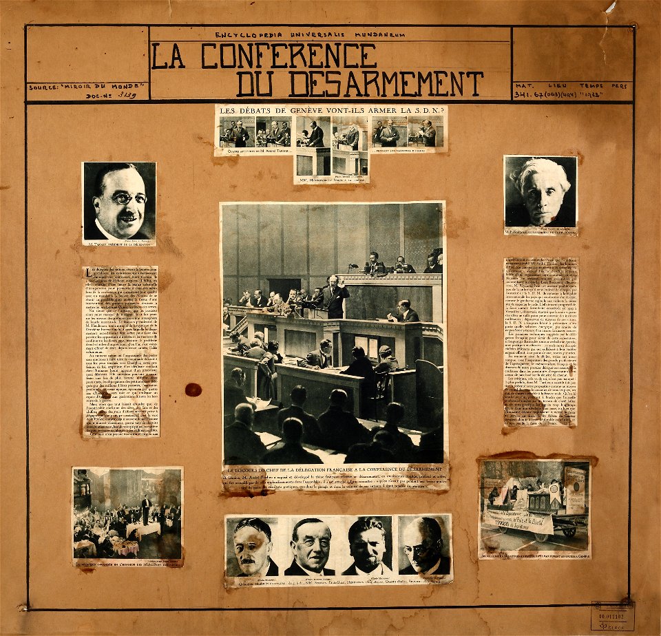 La conférence du désarmement