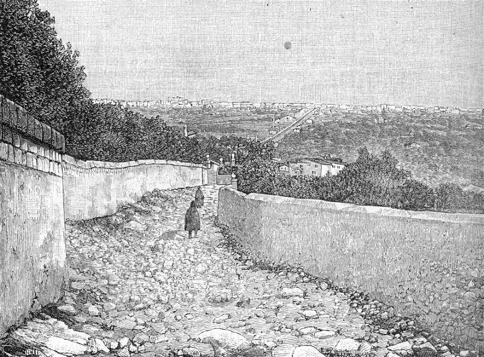 La Conca d’Oro di Monreale (xilografia)