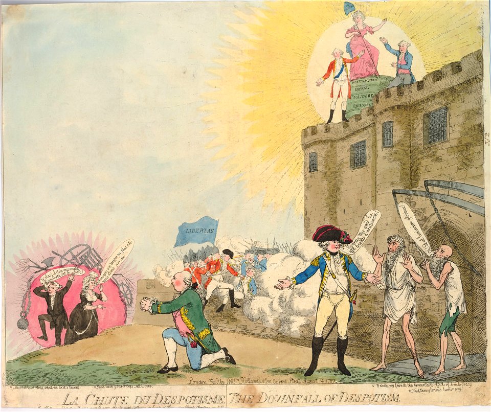 La chute du despotisme. The downfall of despotism. (BM 1987,0516.5)
