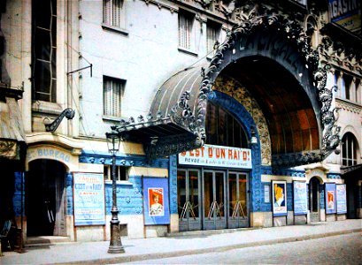 La Cigale autochrome collection Albert Kahn museum