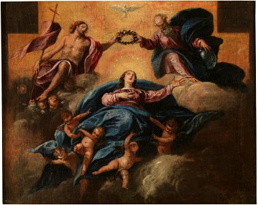 La Coronación de la Virgen, de Sebastián Herrera Barnuevo (Museo del Prado)