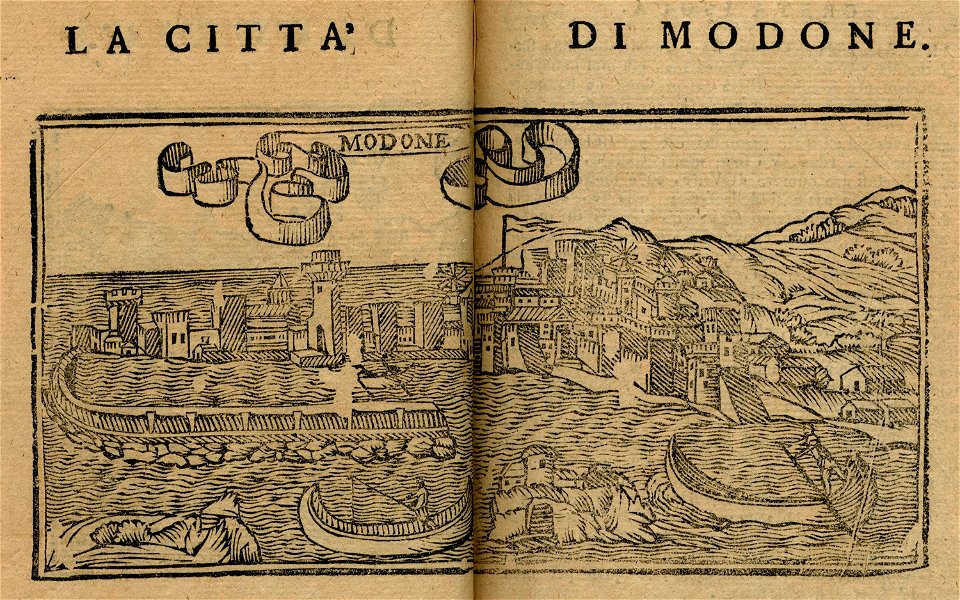 La città di Modone - Bianco Noe - 1600