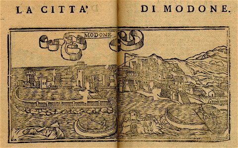 La città di Modone - Bianco Noe - 1600