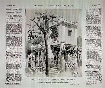 La Ilustración Española y Americana, April 30th 1902, by Mariano Pedrero