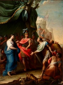 La continencia de Escipión, de Juan Gálvez (Real Academia de Bellas Artes de San Fernando)