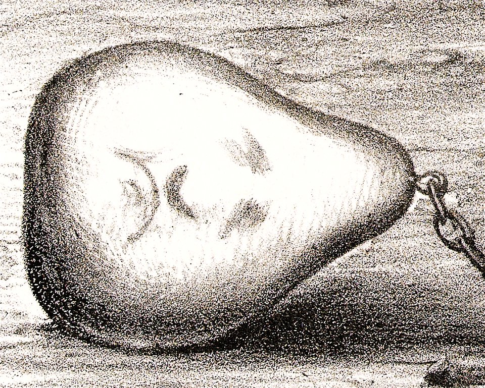 La France traîne son boulet (détail)