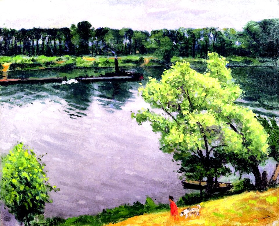 La Frette - Bord de Seine Albert Marquet (1939)