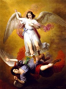 La caída de Luzbel, de Antonio María Esquivel (Museo del Prado)