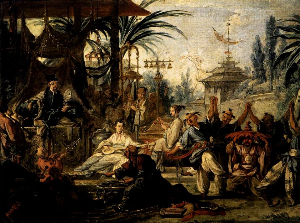 La Danse chinoise by François Boucher