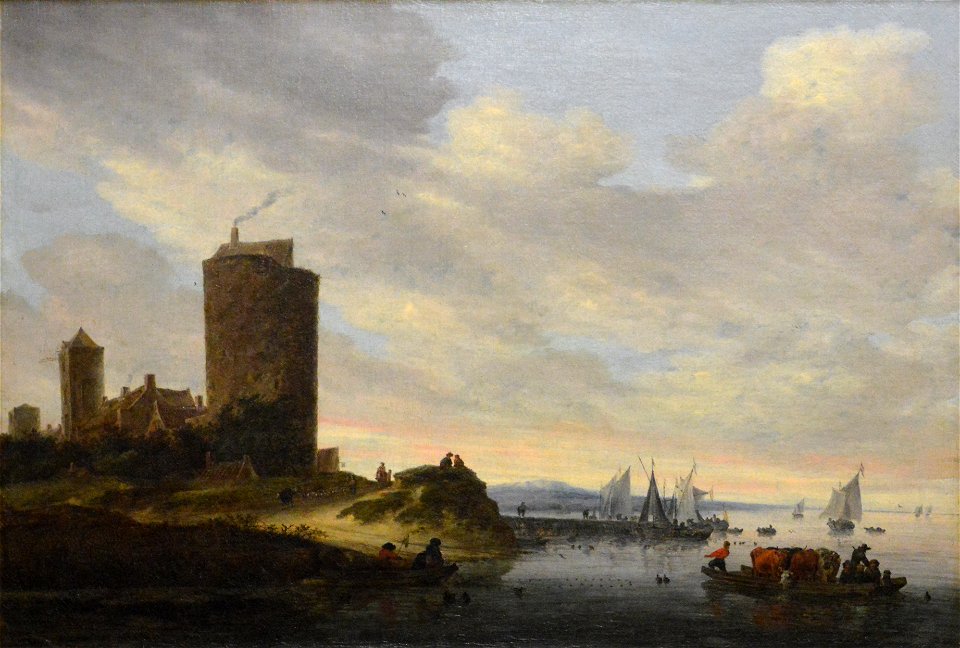 La Grosse Tour - Salomon van Ruysdael - Musée du Louvre