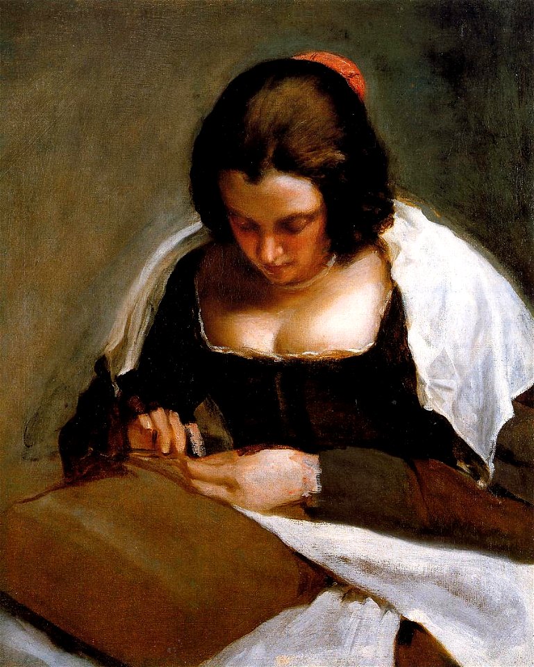 La costurera, by Diego Velázquez
