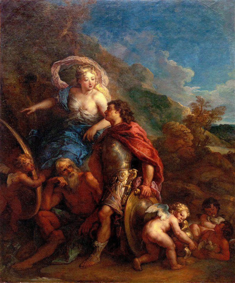 LA FOSSE Charles de 1690 Vénus présentant des armes à Enée