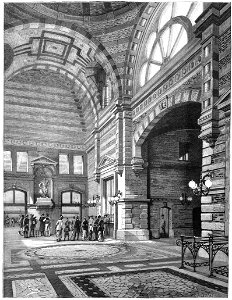 La gare de Tournai en 1880