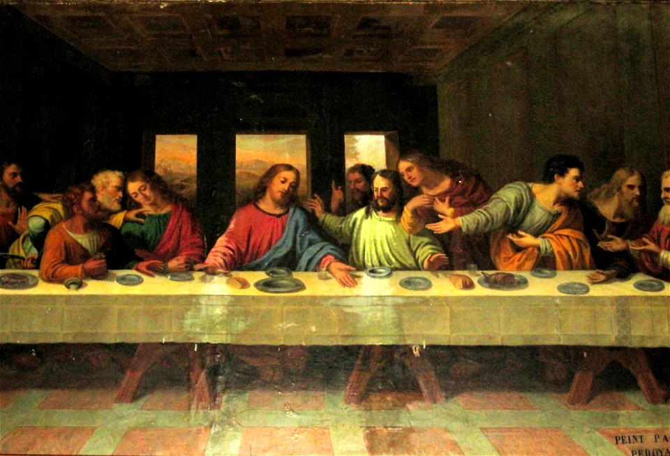 La Cène - François Pedoya - chapelle de la maison de retraite de St-Girons