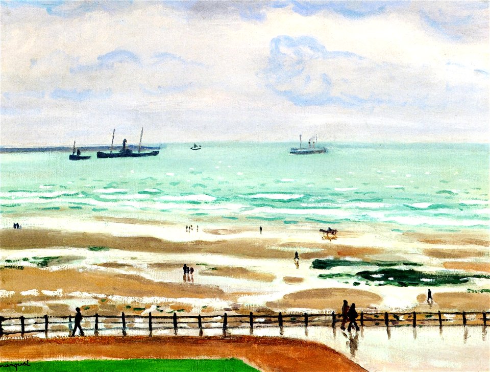 La digue Ste Beuve à Boulogne-sur-Mer Albert Marquet