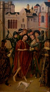 La detención de San Juan Bautista, del Maestro de Miraflores (Museo del Prado). Free illustration for personal and commercial use.