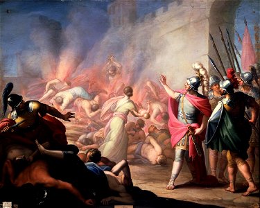 La destrucción de Numancia, de Juan Antonio Ribera (Real Academia de Bellas Artes de San Fernando)