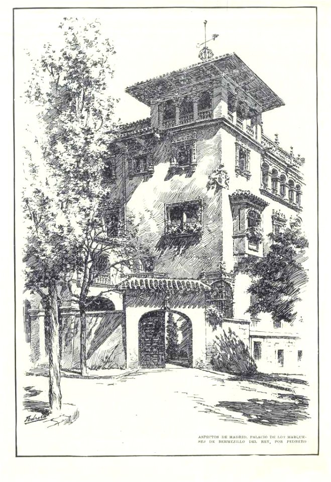 La Esfera, Palacio de los Marqueses Bermejillo, 1915, por Mariano Pedrero