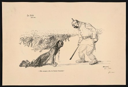 La faim (über alles). Elles mangent, elles, les femmes françaises! LCCN2015648216