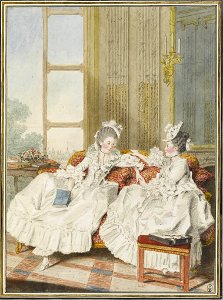 La comtesse de Blot, soeur du comte d'Ennery, et la marquise de Barbantane