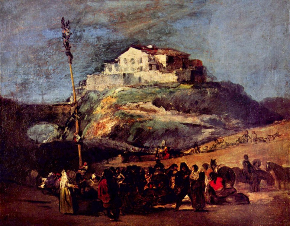La cucaña, Francisco de Goya