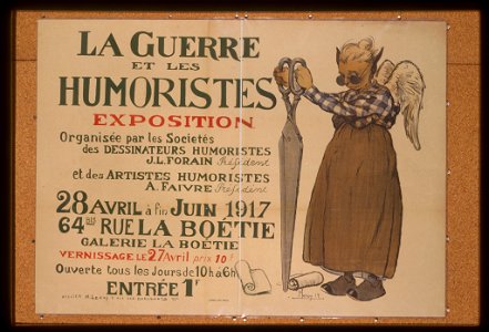 La guerre et les humoristes. Exposition . . . LCCN99613509