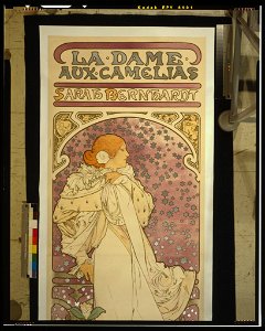 La dame aux camelias-Sarah Bernhardt Theatre de la Renaissance- - Mucha. LCCN00652382