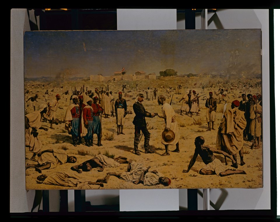 La délivrance de Médine au Sénégal le 18 juillet 1857 - Charles Porion - musée d'art et d'histoire de Saint-Brieuc, DOC 130