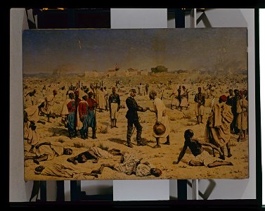 La délivrance de Médine au Sénégal le 18 juillet 1857 - Charles Porion - musée d'art et d'histoire de Saint-Brieuc, DOC 130