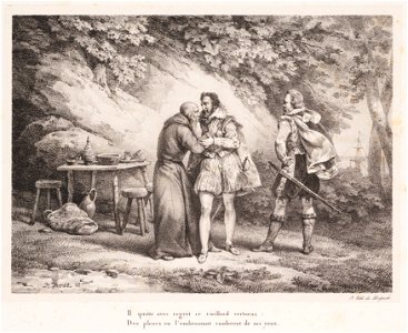 La henriade bezoek aan de kluizenaar, objectnr A 15488