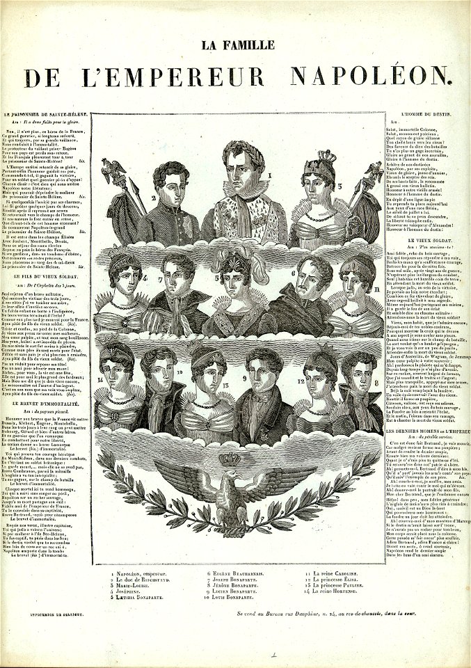 La Famille de l'Empereur Napoléon (NAPOLEON 123)