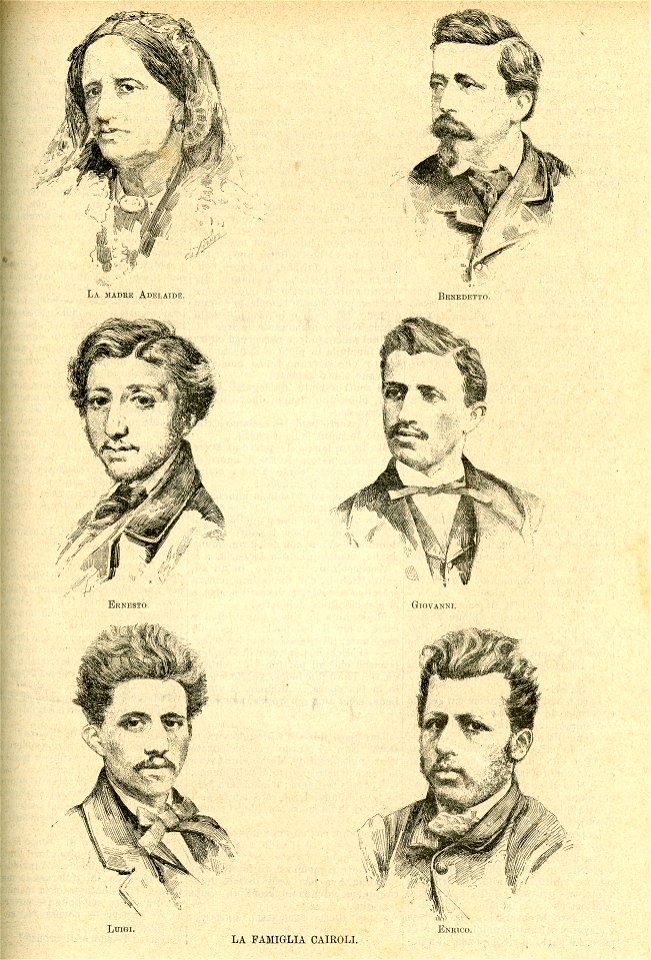 La famiglia Cairoli