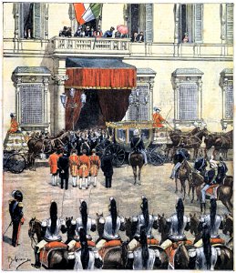 La Domenica del Corriere, 24 giugno 1900 - Inaugurazione XXI legislatura