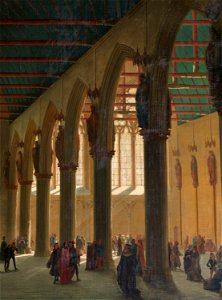 La grand-salle du Palais de la Cité au Moyen-âge (détail) (bgw18 1854)