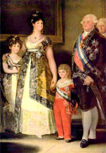 La familia de Carlos IV, Francisco de Goya (detail)