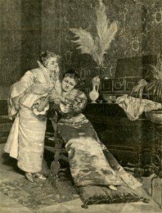 La confidenza, - quadro di Pietro Bedini