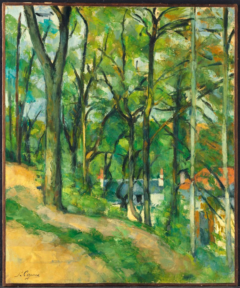 La Côte Saint-Denis à Pontoise, par Paul Cézanne, FWN 107