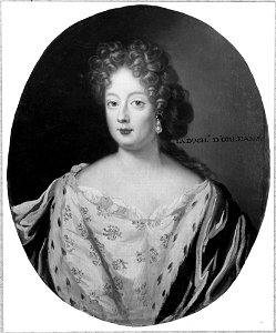 La Duchesse d’Orléans, Elisabet Charlotta av Pfaltz (1652-1712) - Nationalmuseum - 177081