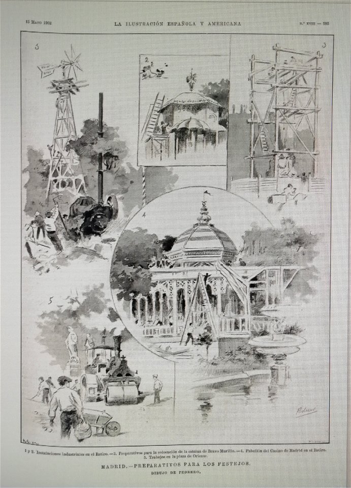 La Ilustración Española y Americana, Madrid, May 15th 1902, by Mariano Pedrero