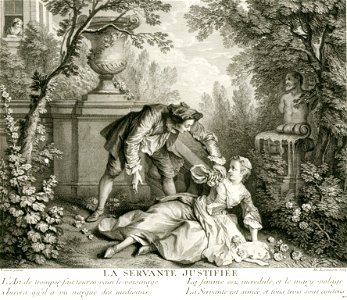 La Fontaine - Contes et nouvelles - Larmessin - La Servante justifiée