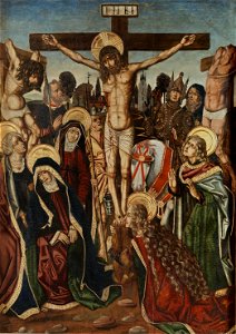 La Crucifixión, de Martín Bernat (Museo del Prado)