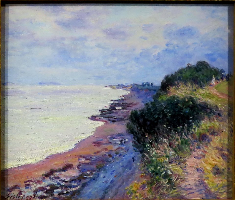 La falaise de Penarth, le soir, temps orageux, 1897