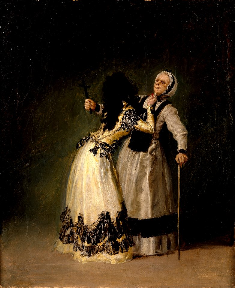 La duquesa de Alba y su dueña