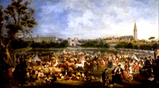 La feria de Sevilla, de Andrés Cortés (Ayuntamiento de Sevilla)