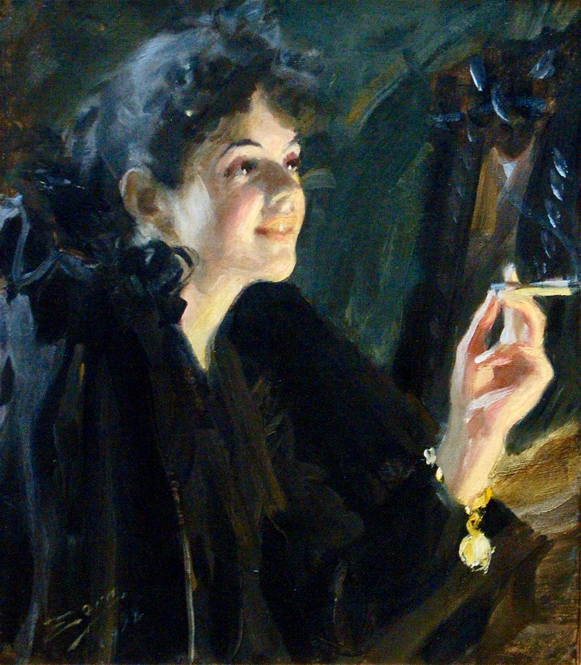La fille à la cigarette, Anders Zorn, 1892 (17361208422)