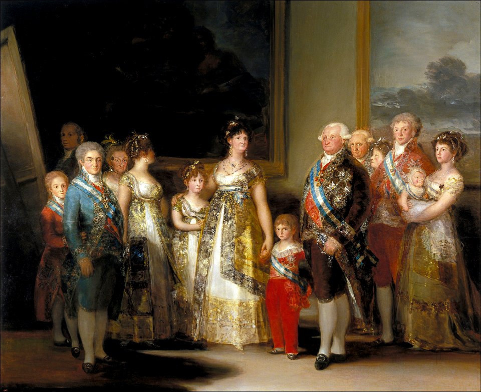 La familia de Carlos IV, Francisco de GoyaFXD