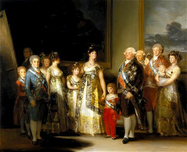 La familia de Carlos IV
